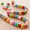 Colorful Howlite Rondel Beads, 8mm by Bead Landing&#x2122;